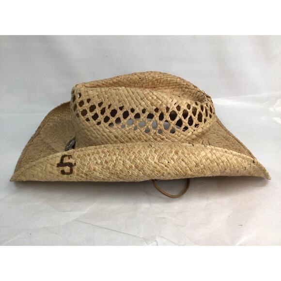 Stetson Mens Stoney Creek Western Cowboy Hat Brown Size XL Chin Strap Concert - Picture 2 of 8